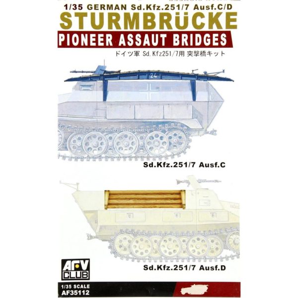 1/35 Sd.Kfz. 251/7 Ausf.C Erken Dönem Yarı Paletli Zırhlı Araç Maketi, AFV Club AF35112