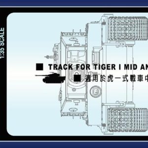 1/35 Track for Tiger I Mid&Late Version Palet Seti Maketi, AFV Club AF35114