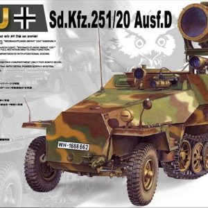1/35 Sdkfz.251/20 Ausf.D UHU Kızıl Ötesi Işıldaklı Yarı Paletli Kamyon Maketi, AFV Club 35116