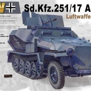 1/35 Sd.Kfz. 251/17 Lufwaffenausführung Tank Maketi, AFV Club 35118