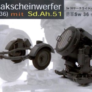 1/35 German SW-36 Searchlight with Sd.ah.51 Trailer Işıldak Maketi, AFV Club AF35125