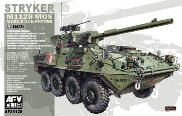 1/35 M1128 MGS STRYKER Silah Sistemi Tankı Maketi, AFV Club 35128