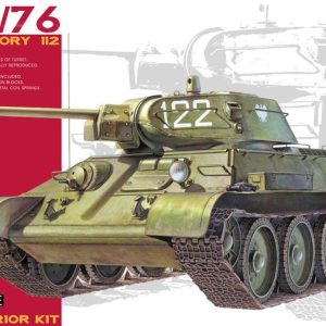 1/35 T-34/76 1942 Factory 112 Komple İç Detaylı Tank Maketi, AFV Club 35143