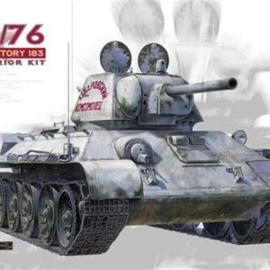 1/35 T34/76 Model 1942/43 Factory no.183 Komple İç Detaylı Tank Maketi, AFV Club 35144