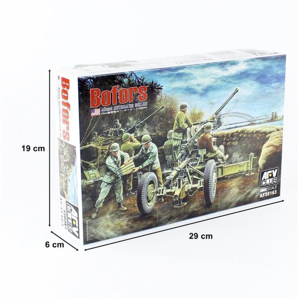 1/35 BOFORS 40mm Automatic M1 Topu Maketi, AFV Club 35163 - Görsel 5
