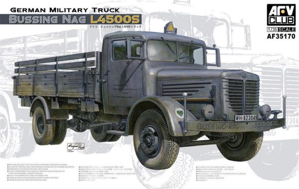 1/35 German BUSSING NAG L4500S Askeri Araç Maketi, AFV Club 35170