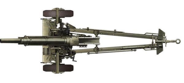 1/35 105mm HOWITZER M2A1 Arabalı M2A2 (WW II Version) Topu Maketi, AFV Club 35182 - Görsel 4