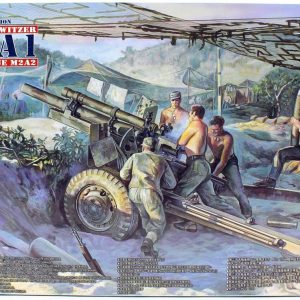 1/35 105mm HOWITZER M2A1 Arabalı M2A2 (WW II Version) Topu Maketi, AFV Club 35182
