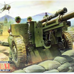 1/35 105mm HOWITZER M101A1 & M2A2 Arabalı Topu Maketi, AFV Club 35191