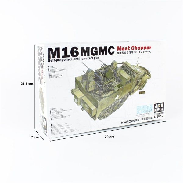 1/35 M16 Yarı Paletli Uçaksavar Maketi, AFV Club 35203 - Görsel 5