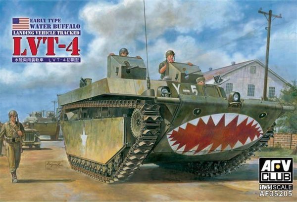 1/35 US Water Buffalo LVT-4 Early Type Tank Maketi, AFV Club 35205