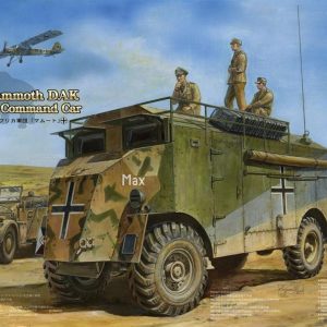 1/35 Rommel's Mammoth DAK AEC Armored Command Car Askeri Araç Maketi, AFV Club 35235