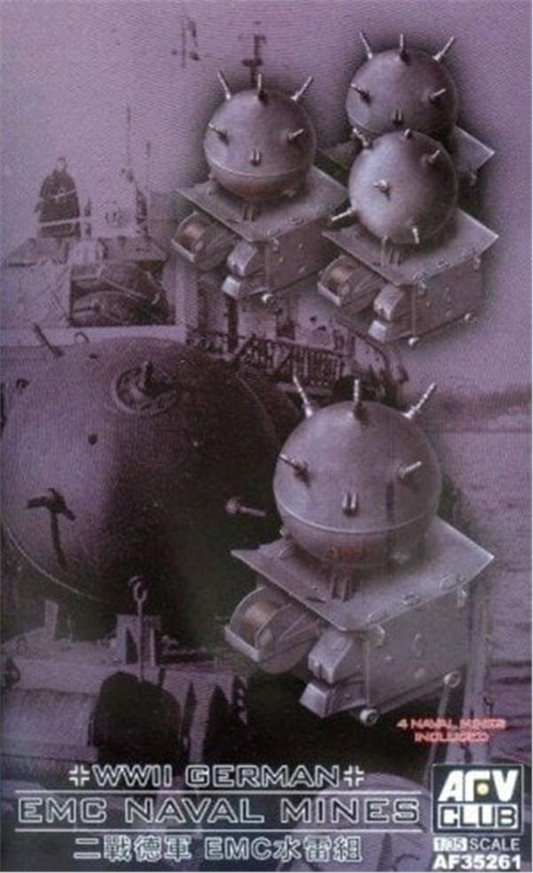1/35 German EMC TypeII 4 Adet Mayın Maketi, AFV Club AF35261