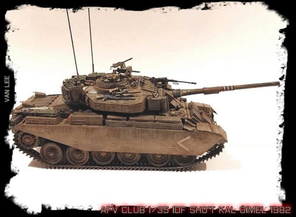 1/35 IDF SHOT Kal GIMEL 1982 Tankı Maketi, AFV Club 35267 - Görsel 3
