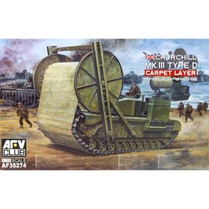 1/35 Churchill Mk.III Type D Carpet Layer Tank Maketi, AFV Club 35274