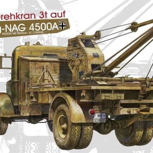 1/35 German Kfz.100 Bussing-NAG 4500A w/Bilstein 3T Askeri Kamyon Maketi, AFV Club 35279