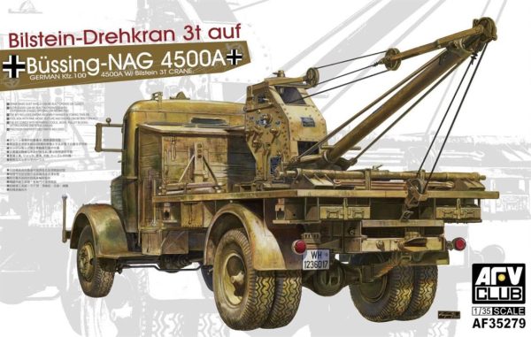 1/35 German Kfz.100 Bussing-NAG 4500A w/Bilstein 3T Askeri Kamyon Maketi, AFV Club 35279
