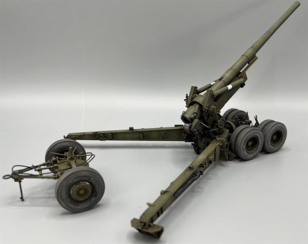 1/35 M1A1 155mm CANNON Long Tom (WW 2) Obüsü Maketi, AFV Club 35295 - Görsel 3