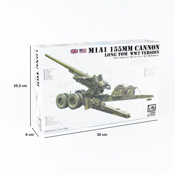 1/35 M1A1 155mm CANNON Long Tom (WW 2) Obüsü Maketi, AFV Club 35295 - Görsel 5