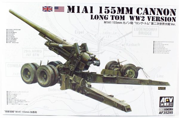 1/35 M1A1 155mm CANNON Long Tom (WW 2) Obüsü Maketi, AFV Club 35295