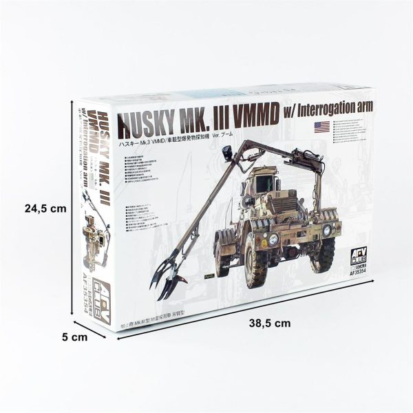 1/35 HUSKY MK. III VMMD Mayın Temizleme Aracı Maketi, AFV Club 35354 - Görsel 5