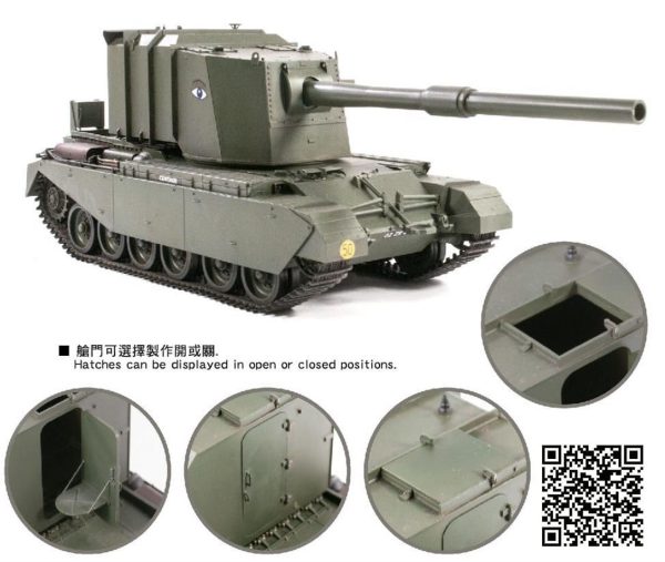 1/35 FV4005 Stage2 British Tank Vurucu Maketi, AFV Club 35405 - Görsel 3