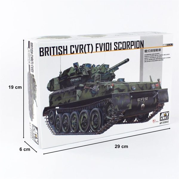 1/35 FV101 UK SCORPION Tankı Maketi, AFV Club 35S02 - Görsel 5