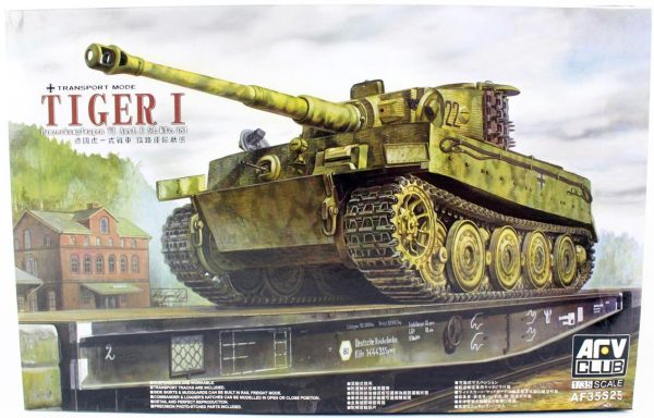 1/35 TIGER I Geç Dönem Tankı Maketi, AFV Club 35S25