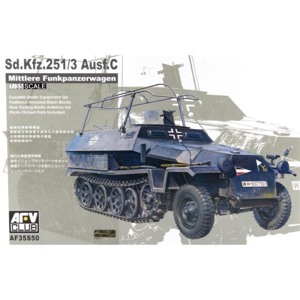1/35 Sd.Kfz. 251/3 Ausf. C Tank Maketi, AFV Club 35S50
