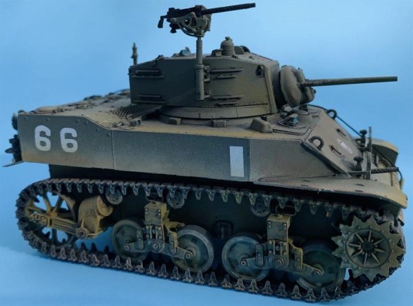 1/35 M5 Erken Dönem Bear in Jinmen (LIMITED) Zırhlı Aracı Maketi, AFV Club 35S60 - Görsel 3