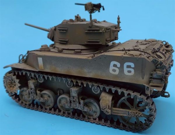 1/35 M5 Erken Dönem Bear in Jinmen (LIMITED) Zırhlı Aracı Maketi, AFV Club 35S60 - Görsel 4