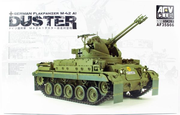 1/35 German Flakpanzer M-42 A1 (DUSTER) Uçaksavar Tankı Maketi, AFV Club 35S66