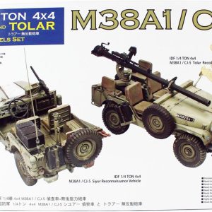 1/35 IDF M38A1/CJ5 (2 models set) Tank Savarlı Jeep Maketi, AFV Club 35S99