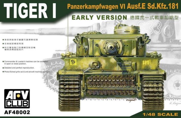 1/48 Tiger I Erken Dönem Tankı Maketi, AFV Club 48002