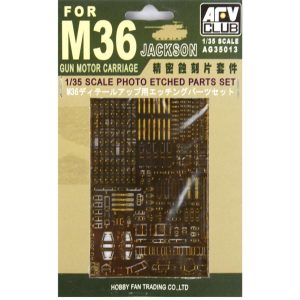 1/35 M36 JACKSON Tankı Photo Etched Detay Seti, AFV Club AG35013