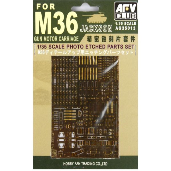 1/35 M36 JACKSON Tankı Photo Etched Detay Seti, AFV Club AG35013