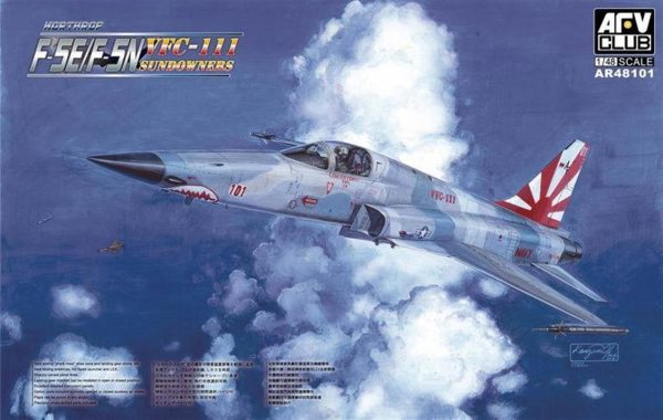 1/48 F-5E Tiger II (Shark Nose) Savaş Uçağı Maketi, AFV Club AR48101