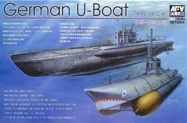 1/350 German U-Boat Type 7/C41 Denizaltı Maketi, AFV Club SE73504