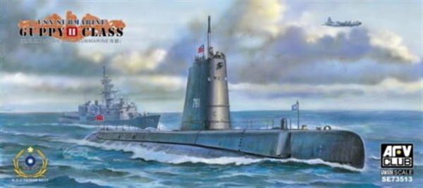 1/350 Guppy II Denizaltı Maketi, AFV Club SE73513