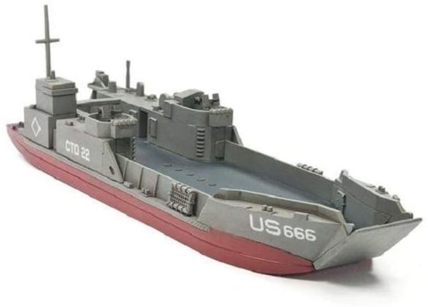 1/350 U.S NAVY LCT Mk. 6-501 class (1943-1945) Çıkartma Gemisi Maketi, AFV Club SE73518 - Görsel 3