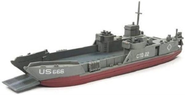 1/350 U.S NAVY LCT Mk. 6-501 class (1943-1945) Çıkartma Gemisi Maketi, AFV Club SE73518 - Görsel 4