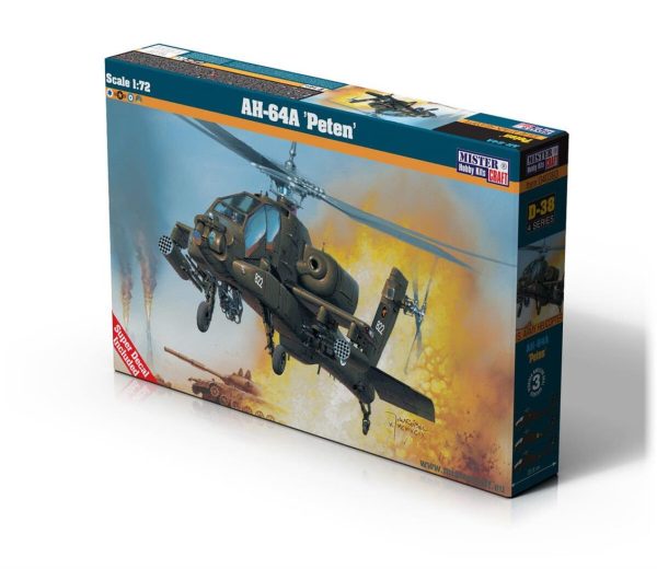 1/72 AH-64A (Peten) Helikopter Maketi, Mister Craft D038