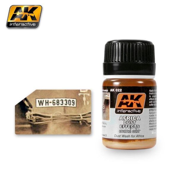 35 ml. Afrika Toz Efekti Enamel Maket Boyası, AK Interactive 022