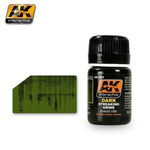 35 ml. Koyu Çizgi Kiri Efekti Enamel Maket Boyası, AK Interactive 024