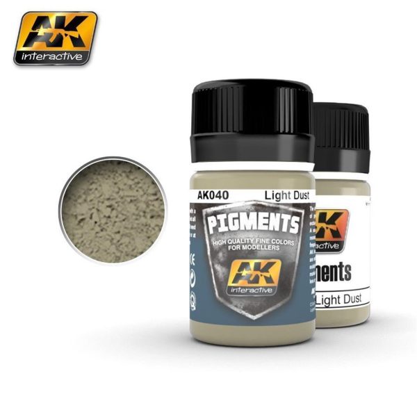 35 ml. Light Dust Pigment, AK Interactive 040