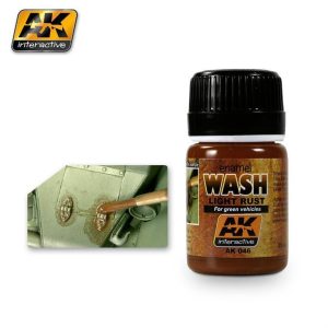 35 ml. Açık Pas Eskitme Efekti Wash Serisi Enamel Maket Boyası, AK Interactive 046