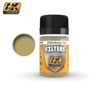 35 ml. Afrika Korps Filters Serisi Enamel Maket Boyası, AK Interactive 065