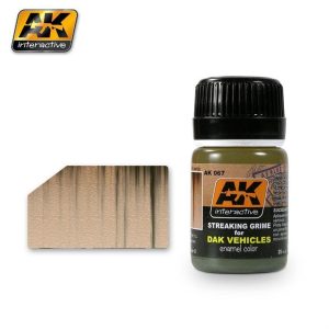 35 ml. Afrika Korps Çizgi Kirleri Efekti Enamel Maket Boyası, AK Interactive 067