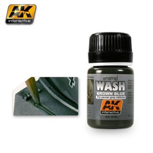 35 ml. Panzer Grey Eskitme Efekti Wash Serisi Enamel Maket Boyası, AK Interactive 070
