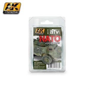 3x35 ml. NATO Araçları Eskitme Enamel Maket Boyası Seti, AK Interactive 072